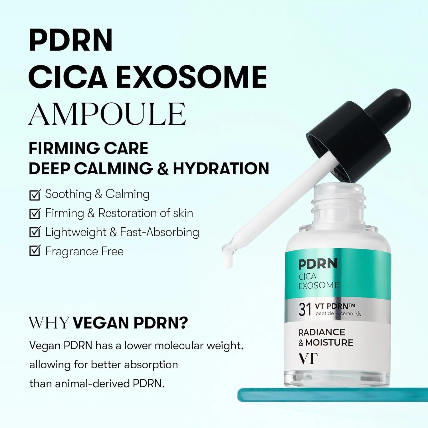 Vt Cosmetics PDRN R5 Firming Ampoule 30ml-Dermatological Serum-Beauty and hair supply