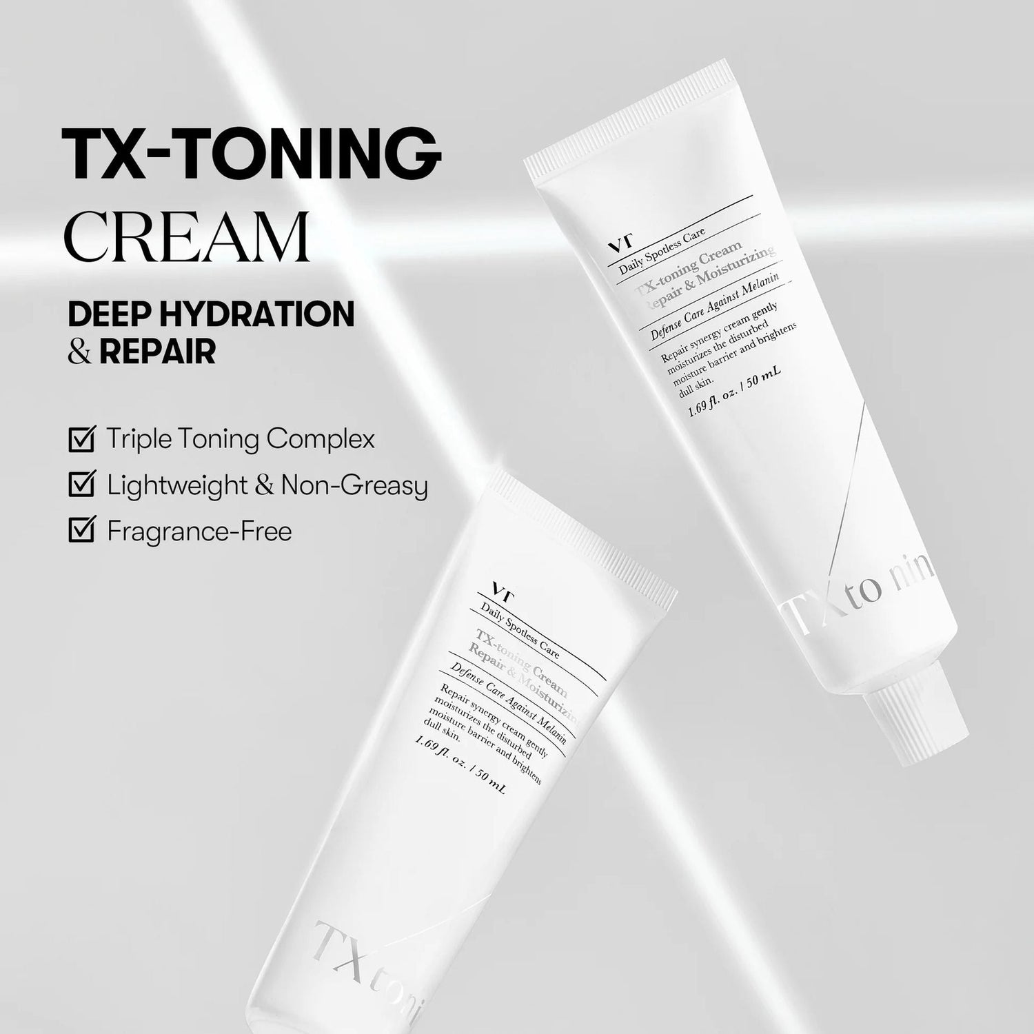 Vt Cosmetics Tx-Toning Face Cream 50ml-Face Cream-Beauty and hair supply