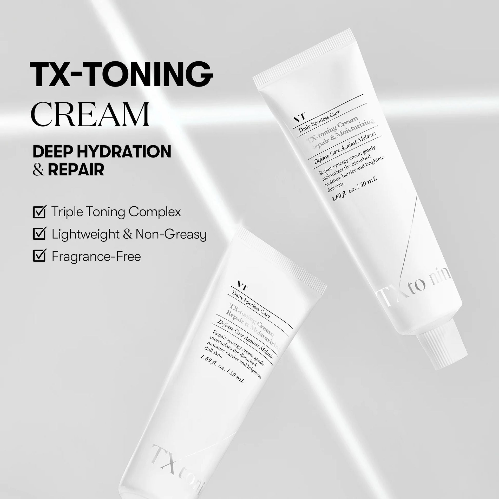 Vt Cosmetics Tx-Toning Face Cream 50ml-Face Cream-Beauty and hair supply