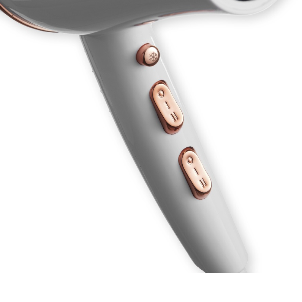 Wad Professional Beauty Hair Dryer Flowy White-Hair Dryer-Beauty and hair supply