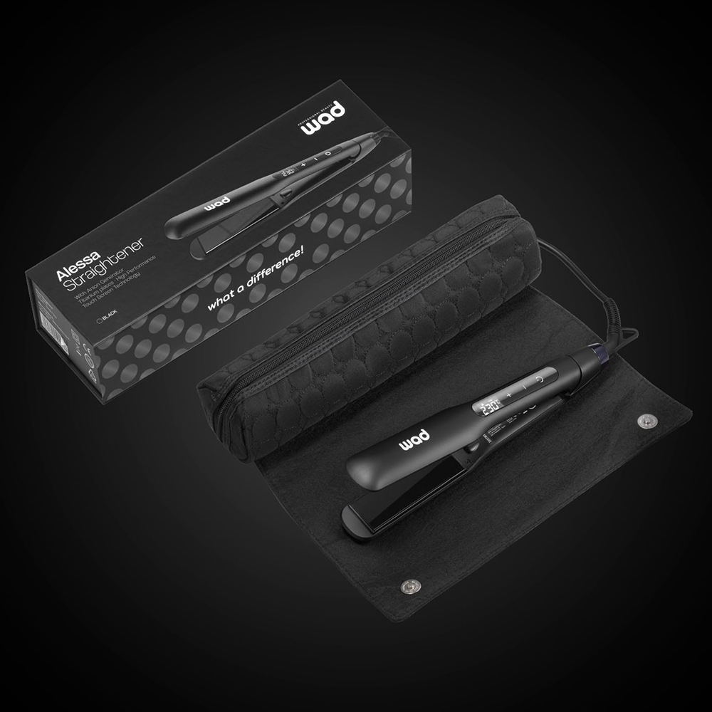 Wad Professional Beauty Wad Alessa Straightener Black-All-Beauty and hair supply