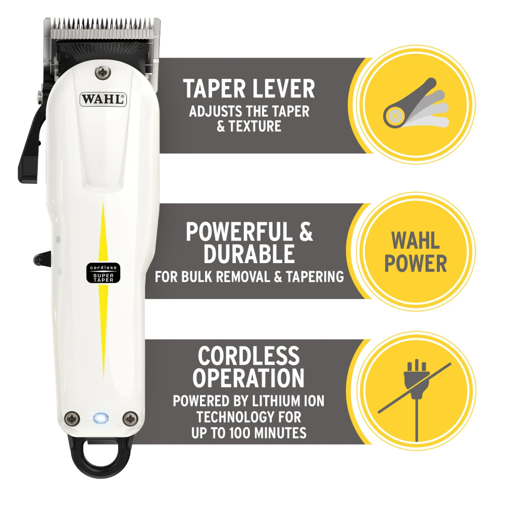 Wahl Super Taper Cordless Clipper-All-Beauty and hair supply