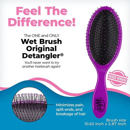Wet Brush Original Detangler Purple-All-Beauty and hair supply