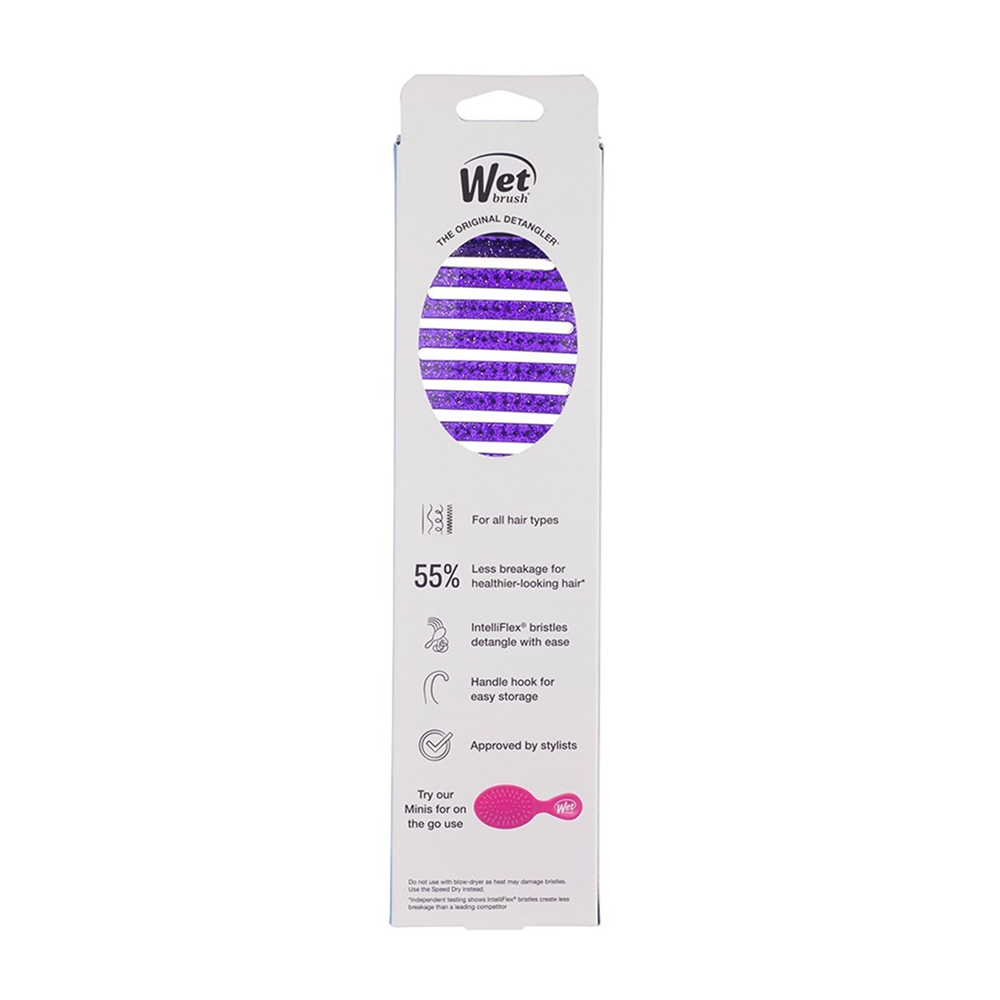 Wet Brush Wb Shower Glitter Detangler - Purple-All-Beauty and hair supply
