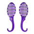 Wet Brush Wb Shower Glitter Detangler - Purple-All-Beauty and hair supply