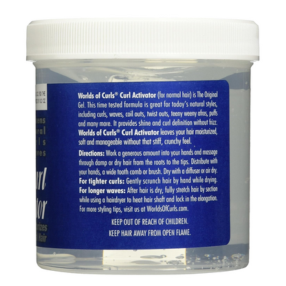 World of Curls Gel Regular 16 oz-All-Beauty and hair supply