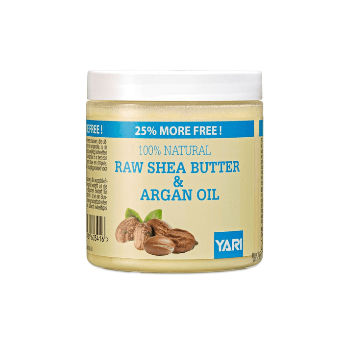 Yari 100% Natural Raw Shea Butter & Argan Oil 250 ml - Beauty and Hair Supply