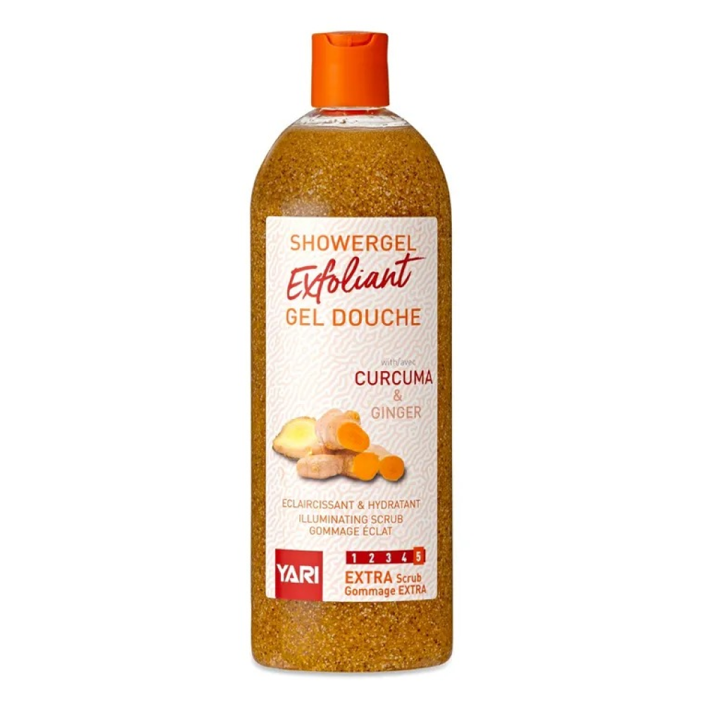 Yari Exfoliant Showergel Curcuma &amp; Ginger 1000ml-All-Beauty and hair supply