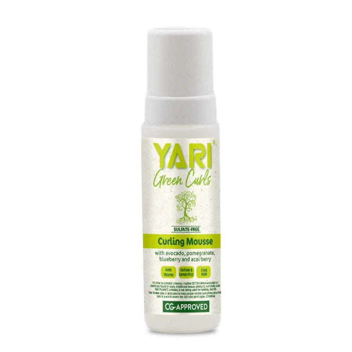 Yari Green Curls Curling Mousse 220ml - Beauty and Hair Supply