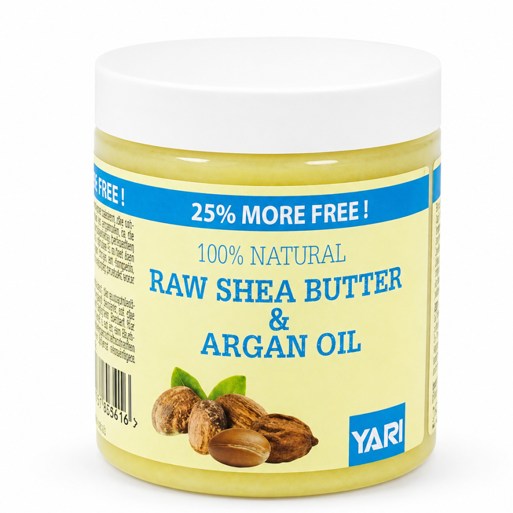 Yari Natural Raw Shea Butter &amp; Argan Oil 250ml-Multi Oil-Beauty and hair supply