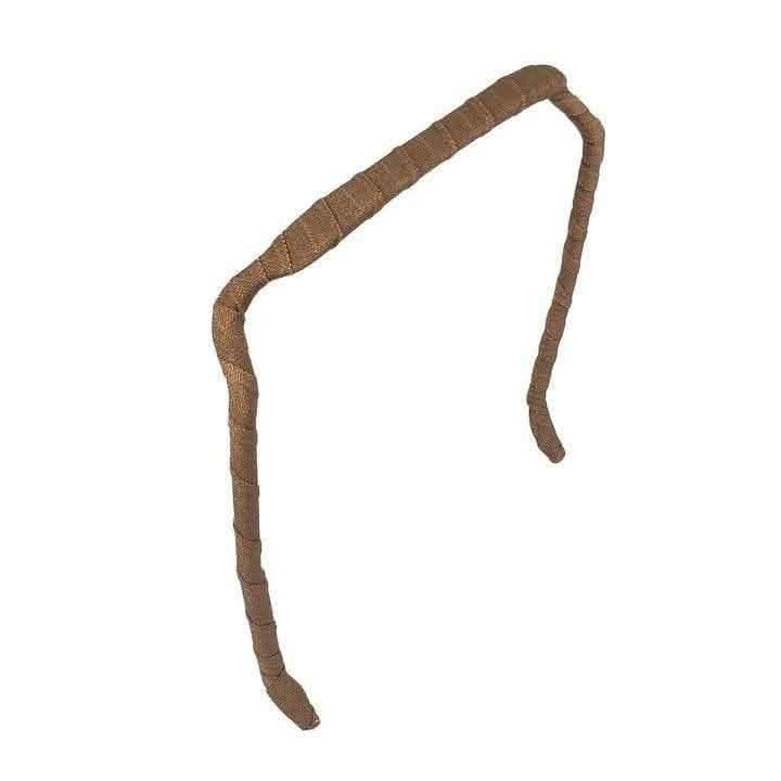 Zazzy Band Brown Wrapped-Headband-Beauty and hair supply