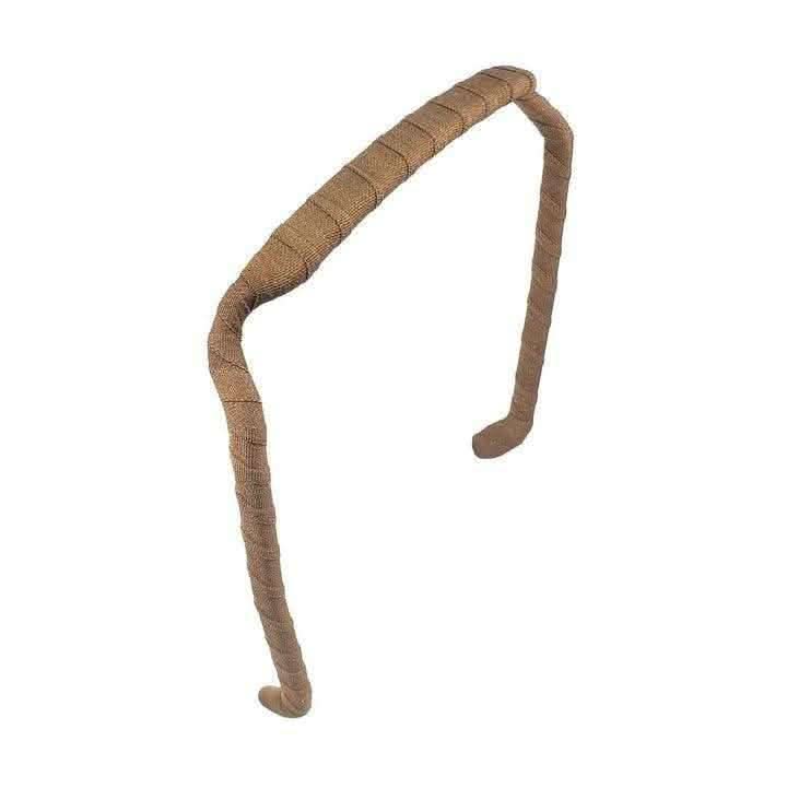 Zazzy Band Brown Wrapped-Headband-Beauty and hair supply