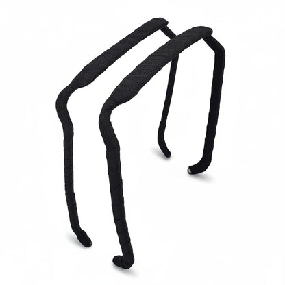 Zazzy Bandz Black Wrapped-Headband-Beauty and hair supply