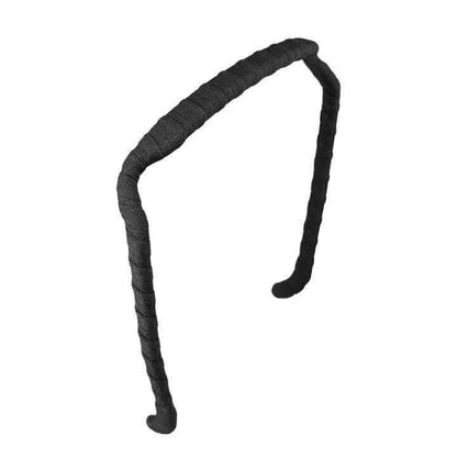 Zazzy Bandz Black Wrapped-Headband-Beauty and hair supply