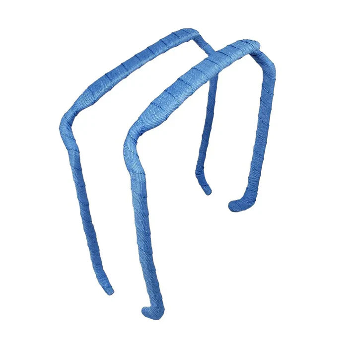 Zazzy Bandz Blue Wrapped-Headband-Beauty and hair supply
