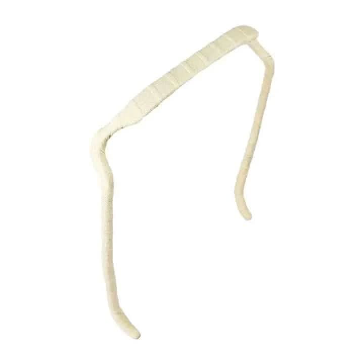 Zazzy Bandz Cream Wrapped-Headband-Beauty and hair supply