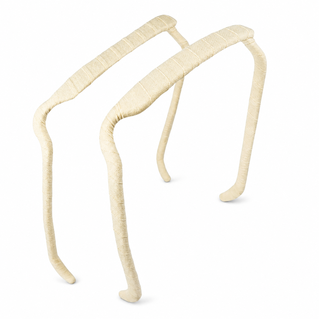 Zazzy Bandz Cream Wrapped-Headband-Beauty and hair supply