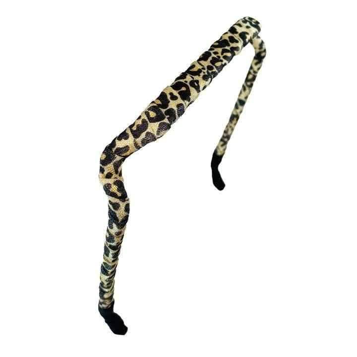 Zazzy Bandz Leopard-Headband-Beauty and hair supply