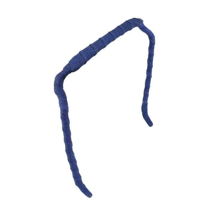 Zazzy Bandz Navy Blue Wrapped-Headband-Beauty and hair supply