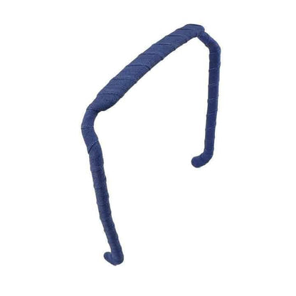 Zazzy Bandz Navy Blue Wrapped-Headband-Beauty and hair supply