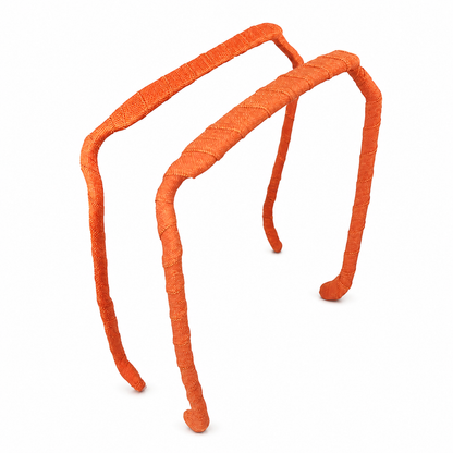 Zazzy Bandz Orange Wrapped-Headband-Beauty and hair supply
