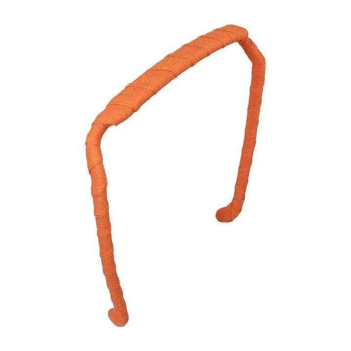 Zazzy Bandz Orange Wrapped-Headband-Beauty and hair supply