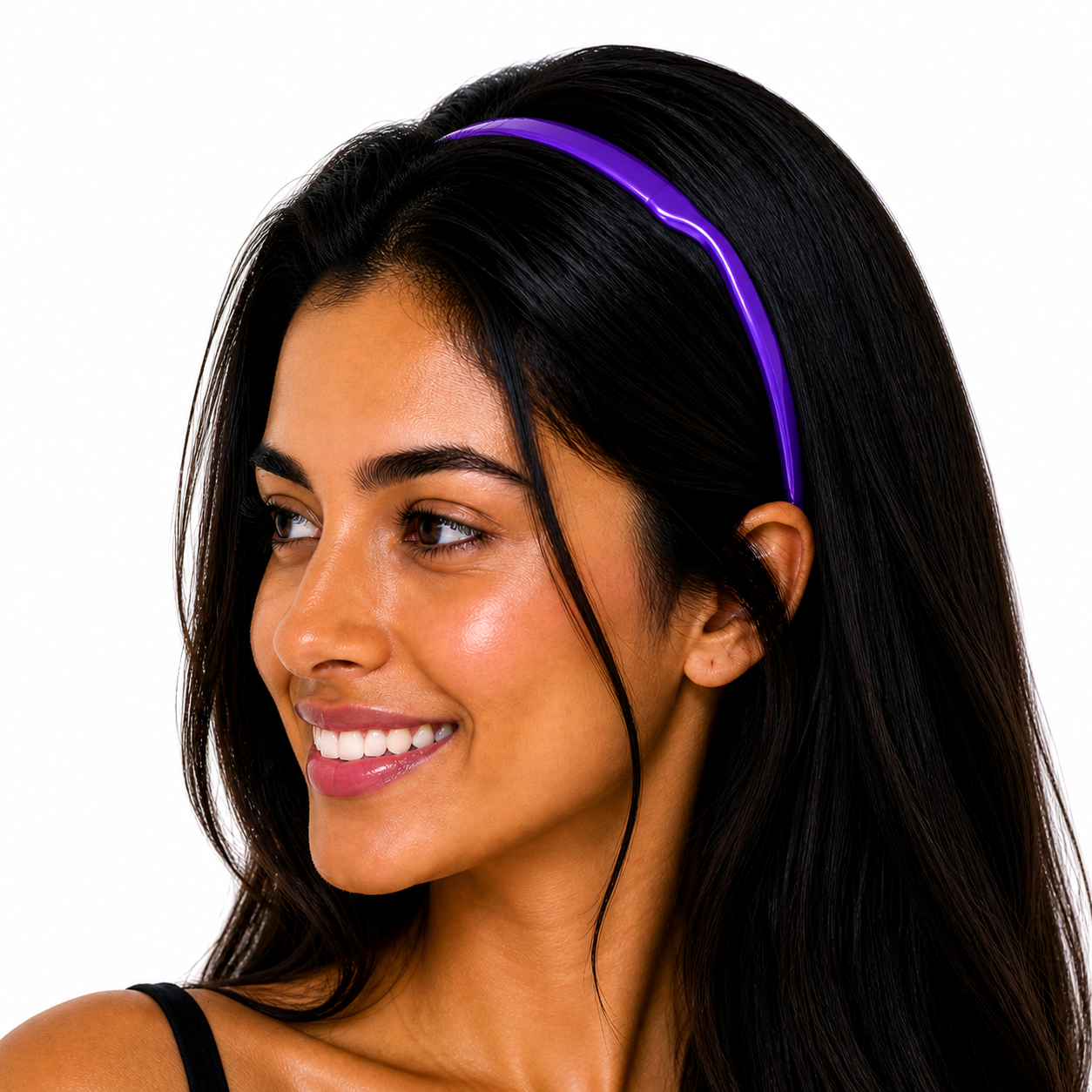 Zazzy Bandz Purple Translucent original-Headband-Beauty and hair supply