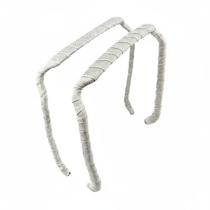 Zazzy Bandz Silver Sparkles-Headband-Beauty and hair supply
